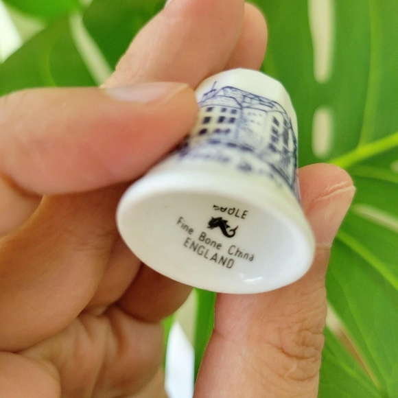 Vintage Poole Quay England Harbor Thimble - Picture 8 of 8